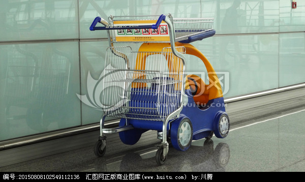 機場手推車,工具器材,生活百科,攝影,匯圖網www.huitu.com