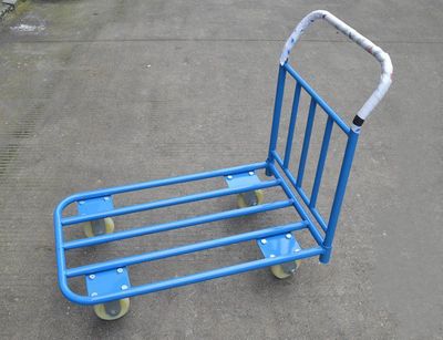 300KG優質加厚大號型平板車折疊手推車手拉車推貨車倉庫貨運推車
