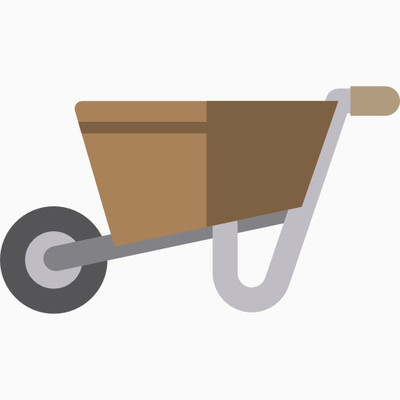 卡通手推車裝飾元素_512像素_編號7202648_png