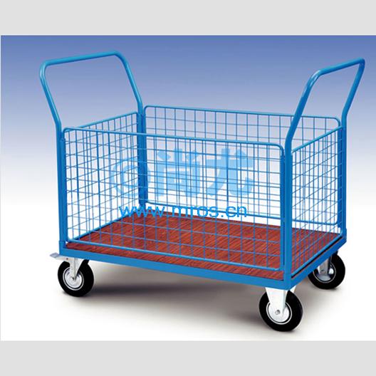 【300kg橙色帶剎車四面鋼絲網(wǎng)欄板平板推車】-國產(chǎn)300kg橙色帶剎車四面鋼絲網(wǎng)欄板平板推車選型、參數(shù)規(guī)格、圖文、報(bào)價(jià)、廠家_尚尤圍欄式手推車產(chǎn)品報(bào)價(jià)