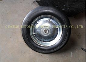 8寸實心手推車工具車橡膠輪子圖片,8寸實心手推車工具車橡膠輪子高清圖片 青島瑞琦灃金屬制品廠,