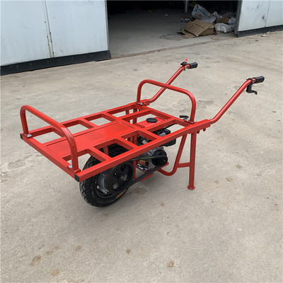 獨輪推車 適合山地運輸的手推車 汽油動力獨輪平板車