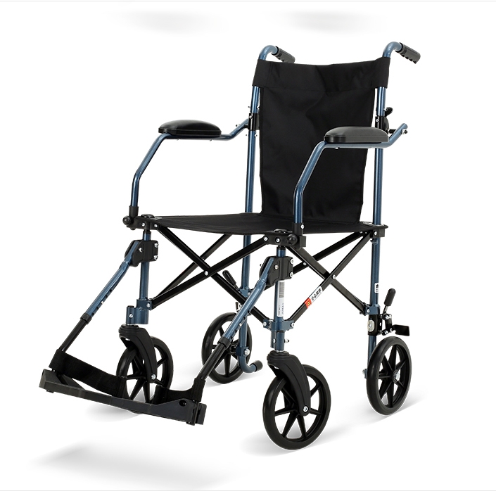 旅行輪椅折疊輕便便攜老人手推車旅行便攜輪椅車
