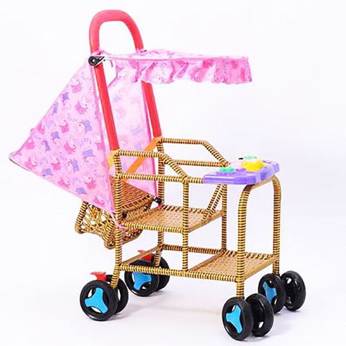 嬰兒車竹藤推車寶寶輕便小孩兒童藤椅竹編仿藤手推車可坐可躺夏季