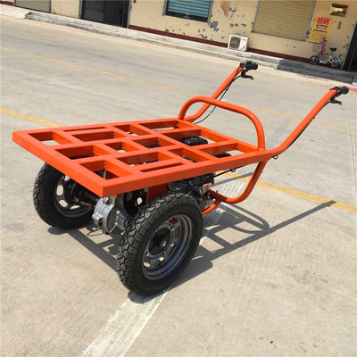 汽油動力兩輪手推車在木材搬運與平板車運輸中的高效應用